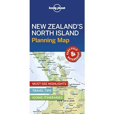 Afbeelding van Lonely planet new zealand&#039;s north island planning map (1st ed)