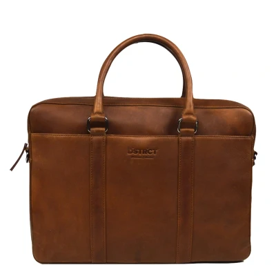Afbeelding van DSTRCT Premium Collection Laptopbag 15,6&quot; cognac