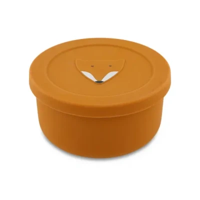Afbeelding van Trixie Silicone snack pot with lid Mr. Fox
