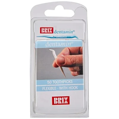 Afbeelding van Dentamin flexibele tandenstokers Brix