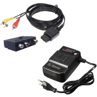 Afbeelding van Netsnoerset voor Nintendo 64 N64 Vervangende voedingskabel AC TV adapter