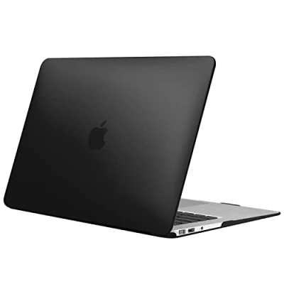 Afbeelding van FINTIE Beschermhoes compatibel met MacBook Air 13 inch A1466 / A1369 (versie 2010 2017) harde kunststof beschermhoes, dun en licht, mat zwart