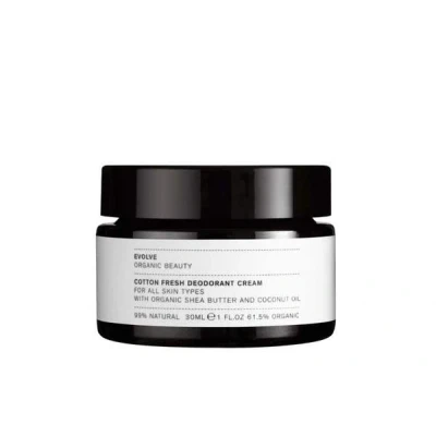 Afbeelding van Evolve Organic Beauty Cotton Fresh Deodorant Cream Deodorant, Maat: 30 ml,
