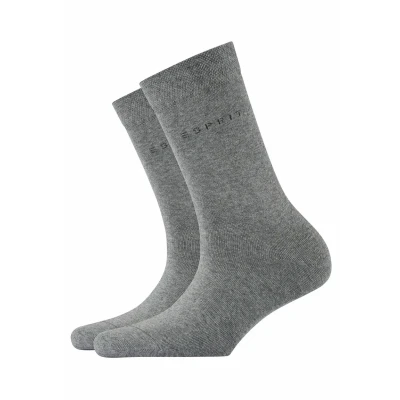 Afbeelding van Esprit Basic EASY 2PACK UNI Sokken, Dames, Maat: 39 42, Light greymel