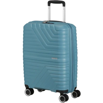 Afbeelding van American Tourister Reiskoffer Flytwist spinner 55/20 uitbreidbaar Storm Blue 44l 2.4 kg