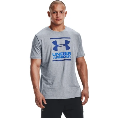 Afbeelding van Under Armour Foundation SS Tshirt print, Heren, Maat: Small, Grey