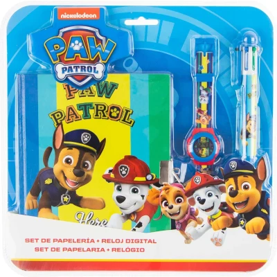 Afbeelding van Paw Patrol Horloge , Dagboek &amp; Pen 8435507834643