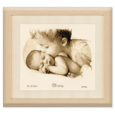 Afbeelding van Telpakket kit Liefde van de broer Vervaco PN 0150040