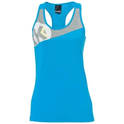 Afbeelding van Kempa Core 2.0 Singlet Dames Kempablauw Donker Grijs Melange Maat XL
