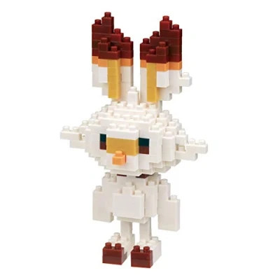 Afbeelding van nanoblock NAN21611 Pokemon Scorbunny Flambino Hopplo Building Toy, meerkleurig