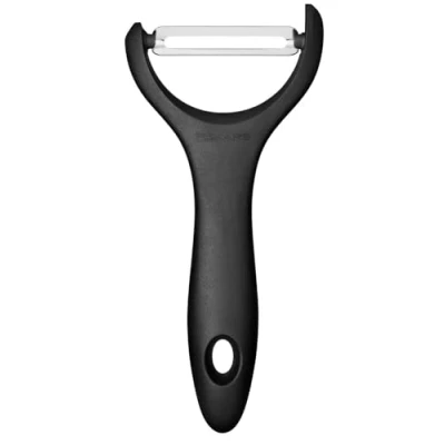 Afbeelding van Fiskars Dunschiller, Y vorm, roestvrij staal, Essential, zwart, 1065599