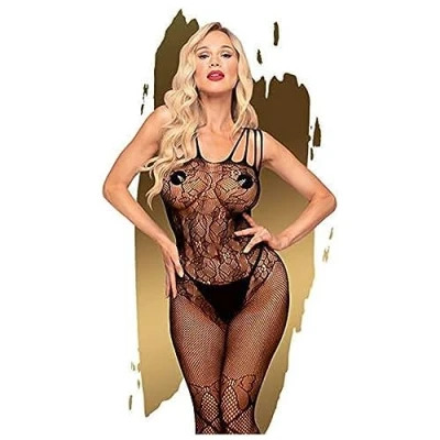 Afbeelding van Penthouse Lingerie Dirty Mind Visnet Catsuit