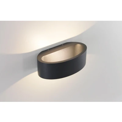 Afbeelding van Wandlamp strak LED antraciet