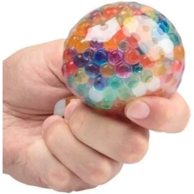 Afbeelding van Tobar 35991 Anti stressbal, gevuld met regenboogballen, 35991, meerkleurig