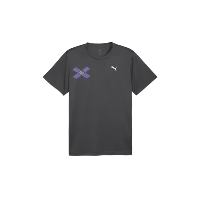 Afbeelding van RUN DIGITOKYO grafisch T shirt voor Heren, Grijs, Maat XL PUMA