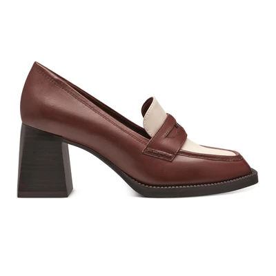 Afbeelding van Tamaris Klassieke pumps, Dames, Maat: 37, Cognac combination Hoogwaardig imitatieleer