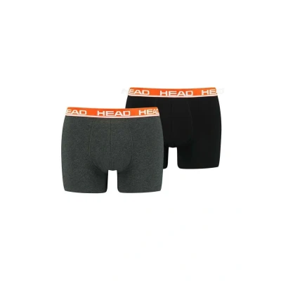 Afbeelding van Head 2ER PACK Stretch Onderbroeken, Heren, Maat: Medium, Grau orange