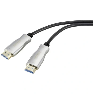 Afbeelding van SpeaKa Professional SP 9019356 HDMI kabel Aansluitkabel A stekker, stekker 50.00 m Zwart 4K UHD, Afgeschermd