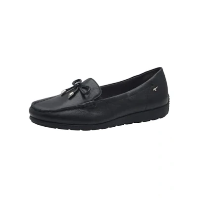 Afbeelding van Tamaris Mocassins, Dames, Maat: 37, Black nappa Leer