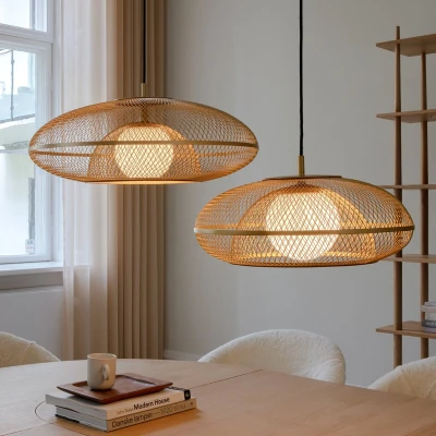 Afbeelding van Umage Faraday Lampenkap Medium Brushed Brass Ø 45