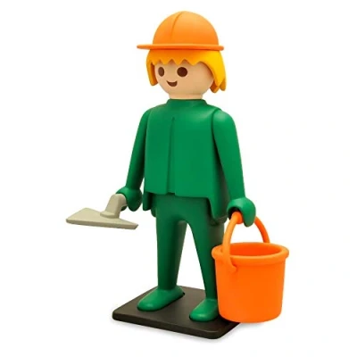 Image de figurine resine ouvrier macon Playmobil Vintage collection