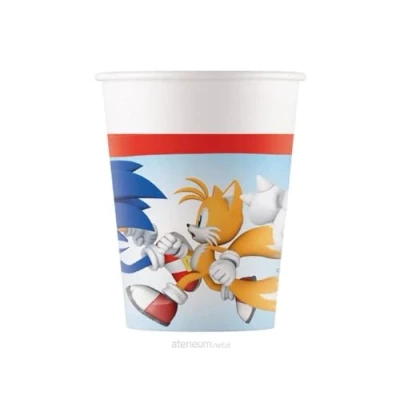 Afbeelding van Sonic Papieren Bekers 200ml 8 stuks