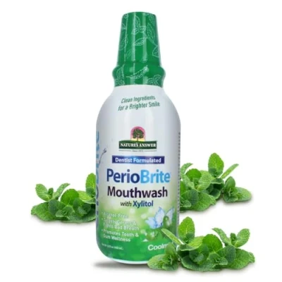 Afbeelding van Periobrite Mouthwash From Nature&#039;s Answer Coolmint