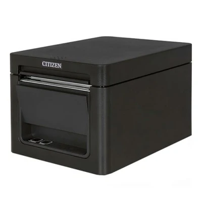 Image de Citizen CT E351 Imprimante de reçus deux couleurs (monochrome) thermique direct Rouleau (8 cm) (58 203 dpi jusqu&#039;à 250 mm/sec USB RS232C outil coupe noir
