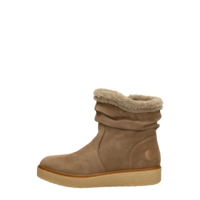 Afbeelding van Rieker Enkellaarsjes Plat taupe Maat 36