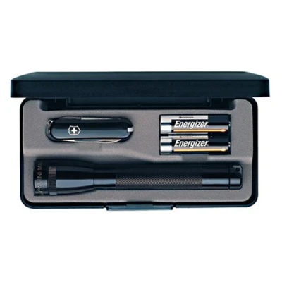 Afbeelding van MagLite Mini AA &amp; Victorinox Classic Zakmes Zwart zaklamp