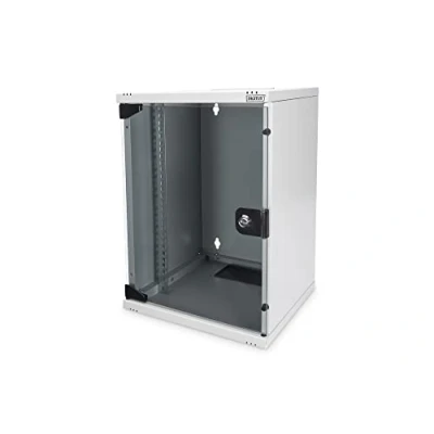 Afbeelding van Digitus DN 10 09U 10inch wandkast 9 HE Grijs wit (RAL 7035)