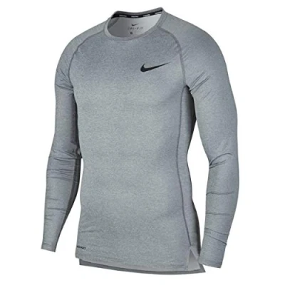 Afbeelding van Nike pro top longsleeve in de kleur blauw.