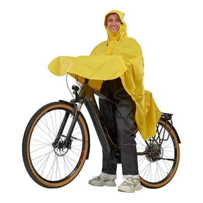 Afbeelding van LOWLAND OUTDOOR Fietsponcho 100% waterdicht (10.000mm) ademend (8.000g/M²) PFAS vrij!