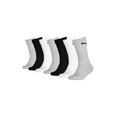 Afbeelding van Puma JUNIOR Quarter Socks Tennissokken Sportsokken Maat 27 38 voor meisjes en jongens 7 paar
