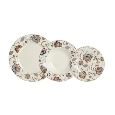 Afbeelding van QUEEN&#039;S JACOBEAN Keramisch tafelservies 12 delig 4 personen