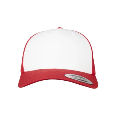 Afbeelding van Flexfit Retro Trucker Pet, Maat: One Size, Red/white