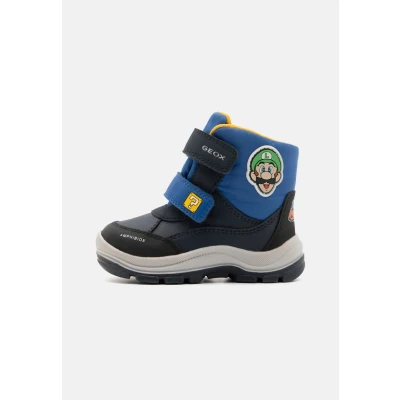 Afbeelding van Geox Super Mario BROS. BOY ABX Korte laarzen voor kinderen, Maat: 23, Navy/royal Imitatieleer/ textiel