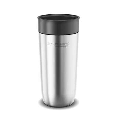 Afbeelding van TC DAILY DRINKING Mok, 0,36 l, roestvrij staal, thermoglas, 6 uur warm/12 koud, absoluut lekvrij, voor universiteit, kantoor, door Thermos
