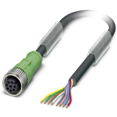 Afbeelding van Phoenix Contact 1520369 Sensor/actuator connector, geassembleerd M12 Aantal polen: 8 Bus, recht 5.00 m 1 stuk(s)