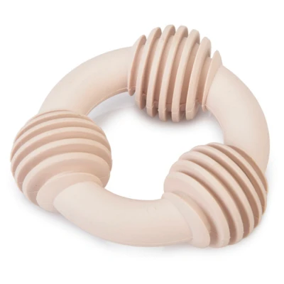 Afbeelding van Beeztees Dental Ring Puppy 8 cm Hondenspeelgoed Roze