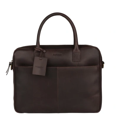Afbeelding van Burkely Vintage JACK Laptoptas, Maat: One Size, Brown