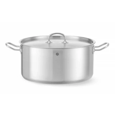 Afbeelding van Hendi Kookpan laag met deksel, RVS, 33,5(b)x43,5(d)x15(h)cm, 836040