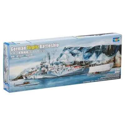 Afbeelding van 1:350 Trumpeter 05359 German Tirpitz Battleship Plastic Modelbouwpakket