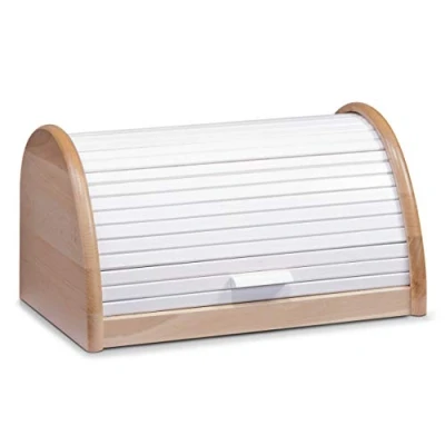 Afbeelding van Zeller 20460 Broodtrommel beuken wit 39 x 25 21 cm