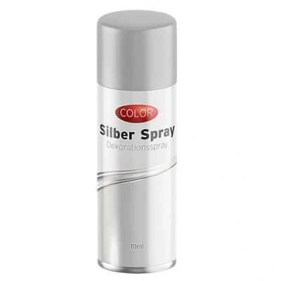 Afbeelding van Decoratie spray zilver/zilverspray 111 ml spuitbus zilver
