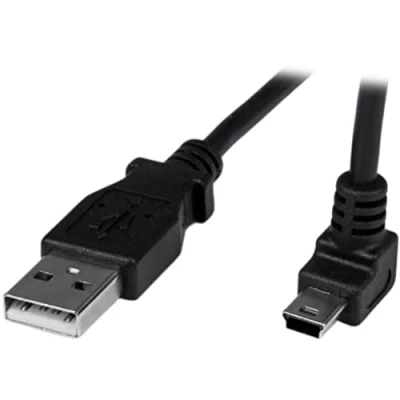 Afbeelding van StarTech.com 1 m mini USB kabel A naar B met opwaartse hoek