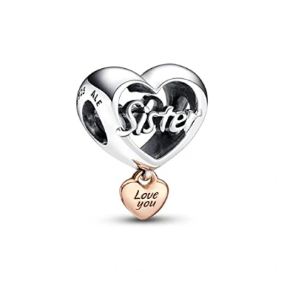 Afbeelding van Pandora Heart Closure Armband, Dames, Maat: 23, Sterling silver and gold plated
