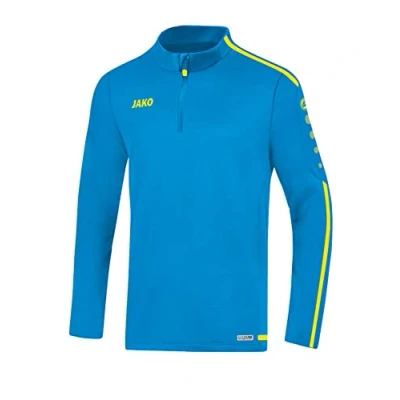 Afbeelding van JAKO Striker 2.0 Ziptop Sweater, Heren, Maat: Medium, Blauweiss