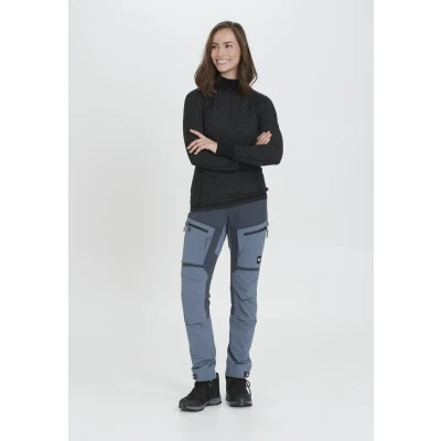 Afbeelding van Whistler Funktions Longsleeve, Dames, Maat: 46, Dark grey melange
