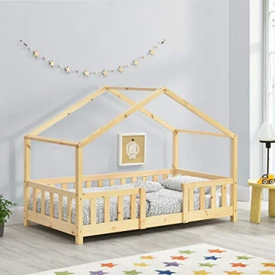 Afbeelding van Kinderbed Treviolo met uitvalbeveiliging 80x160 cm hout